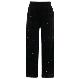 VELIA VELVET PANTS BLACK